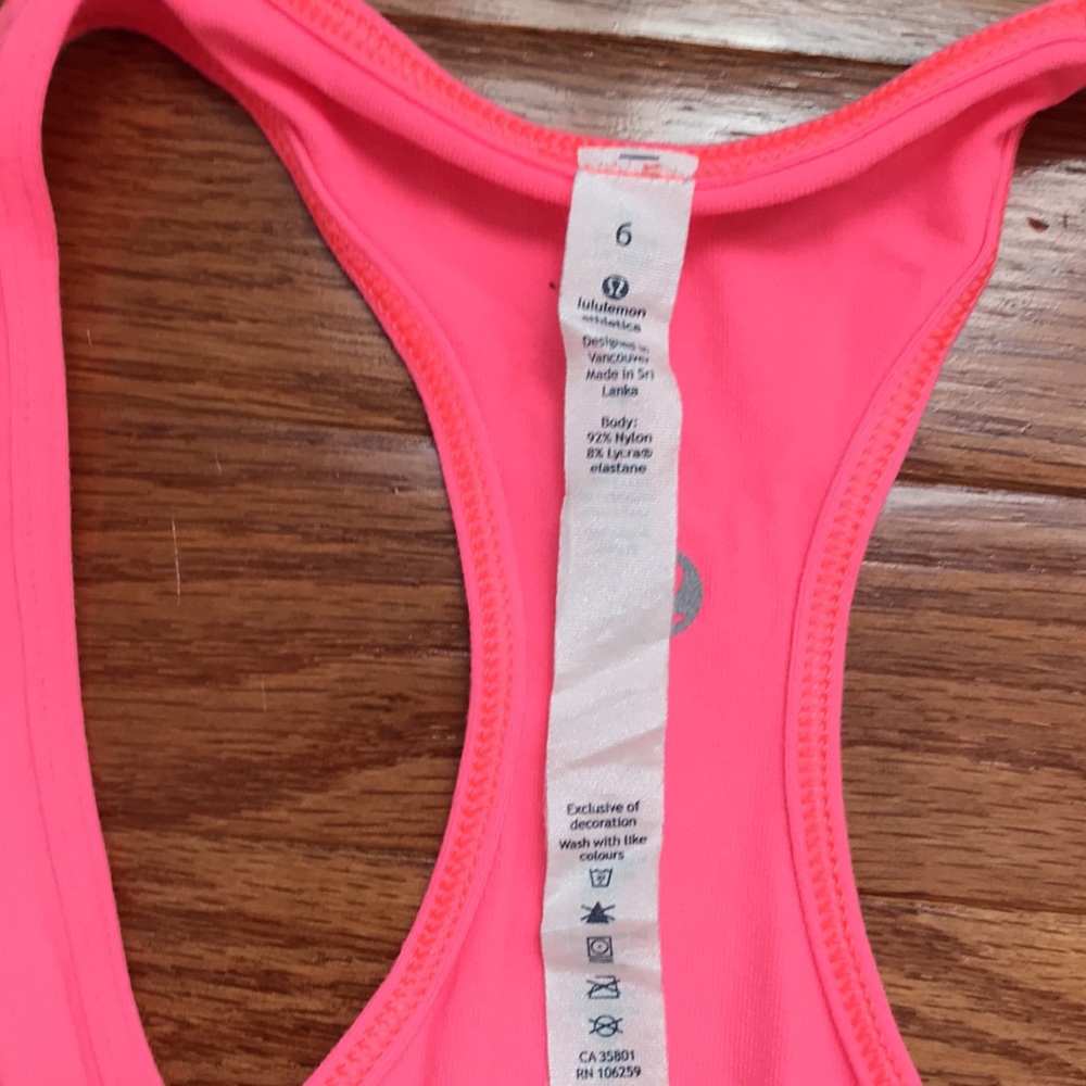 Pink Lululemon Racerback Tank - Picture 2 of 12